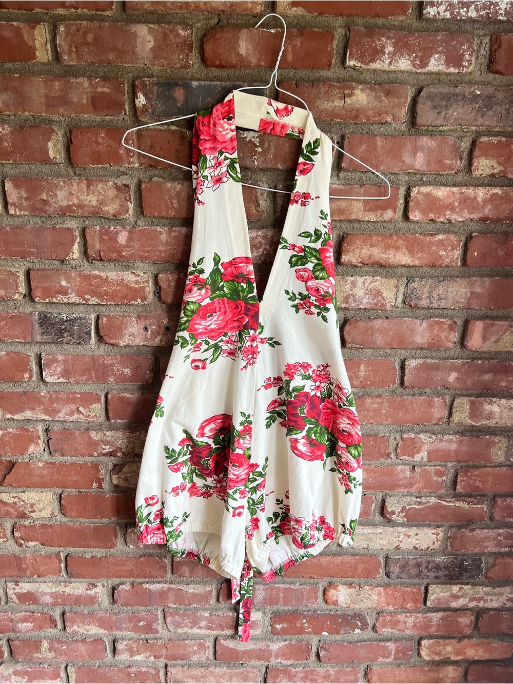 Betsey Johnson Cabbage Rose Romper